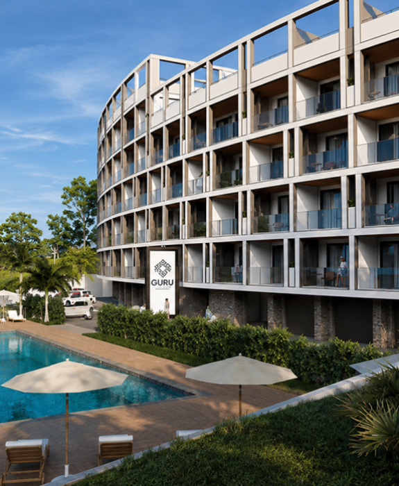 2-комнатная квартира 58 м² в новом жилом комплексе GURU Subtropical, Грузия, Батуми