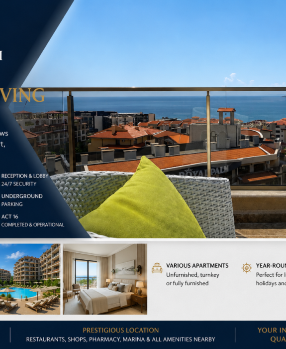1-комнатная квартира 89м² в новом жилом комплексе Grand Millennium, Болгария, Варна
