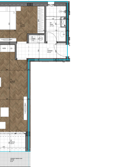 Апартаменты 80 м²  в премиальном комплексе Botanic Residence, Варна, Болгария