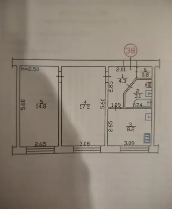 2-х комнатная квартира Аврора