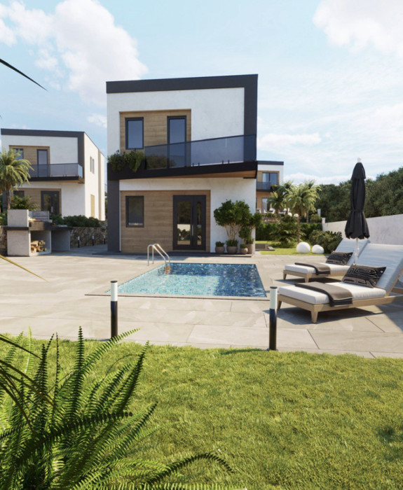 Продажа современной виллы 143 м² с 3 спальнями, бассейном и участком в ЖК Sierra Verde, Финестрат.