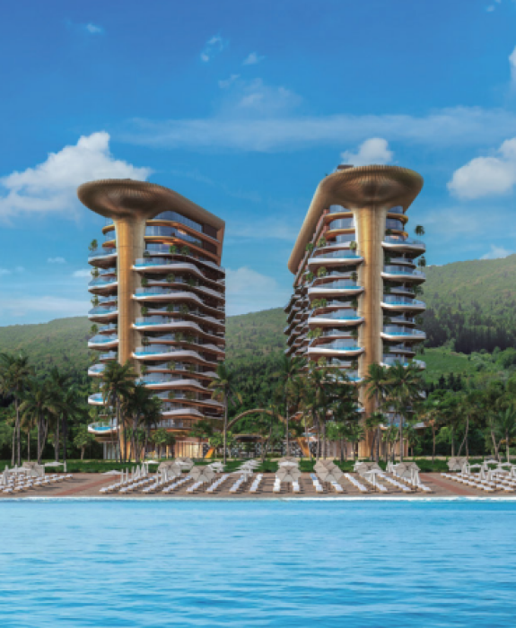 Премиум-студия 38.8 м² с фронтальным видом на море в ЖК Montemar, Гонио