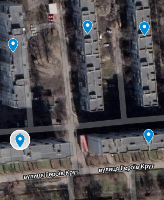 Квартиры в доме по адресу Героев Крут 5