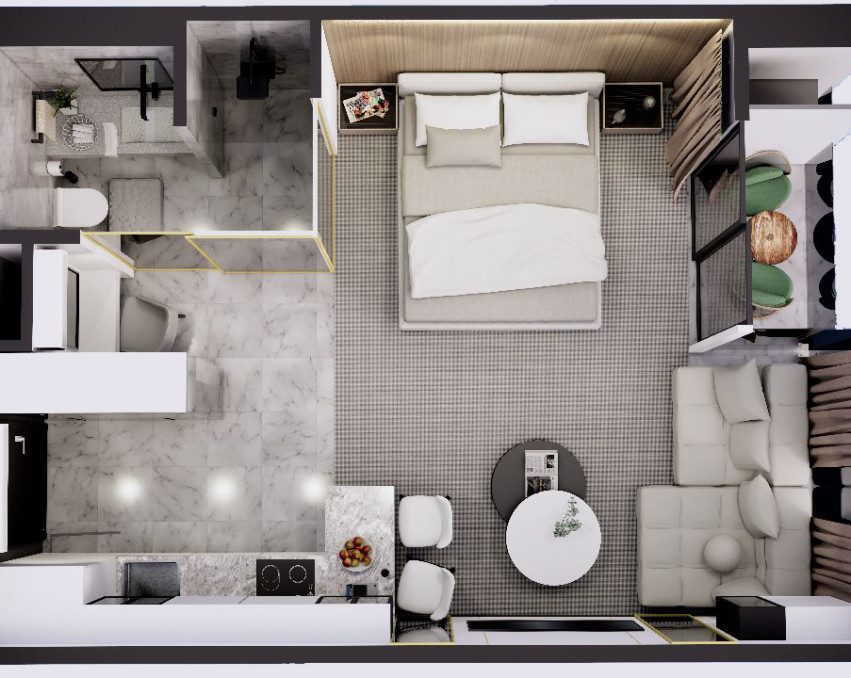1-комнатная квартира 38,2 м² Andaman Riviera by Radisson Individuals на Пхукете, Таиланд